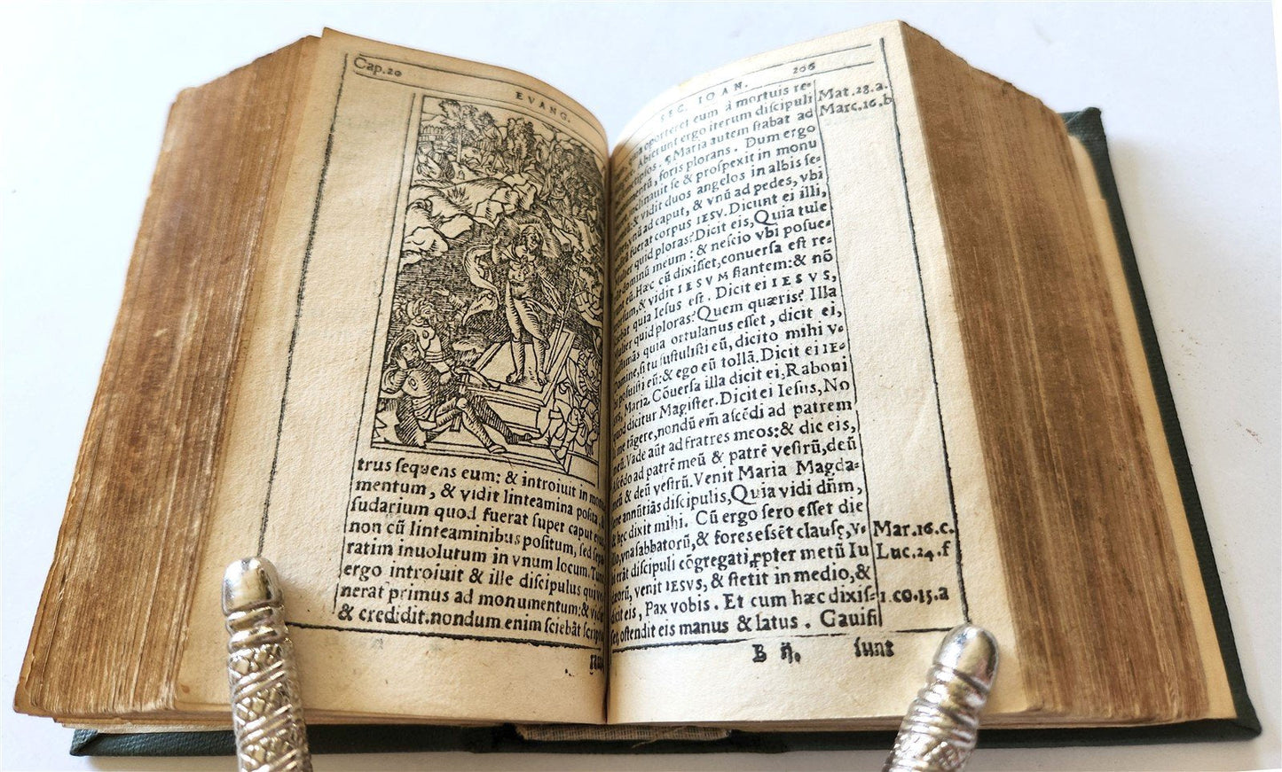 1542 BIBLE in LATIN ILLUSTRATED by Sebald Beham antique RARE POCKET SIZE BIBLIA
