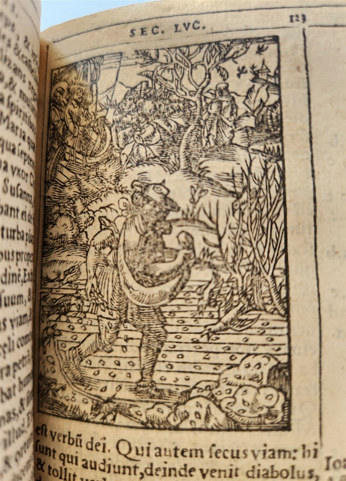 1542 BIBLE in LATIN ILLUSTRATED by Sebald Beham antique RARE POCKET SIZE BIBLIA