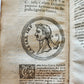 1568 HISTORY by POMPEY TROGUE antique ILLUSTRATED w/ ROMAN EMPERORS PORTRAITS