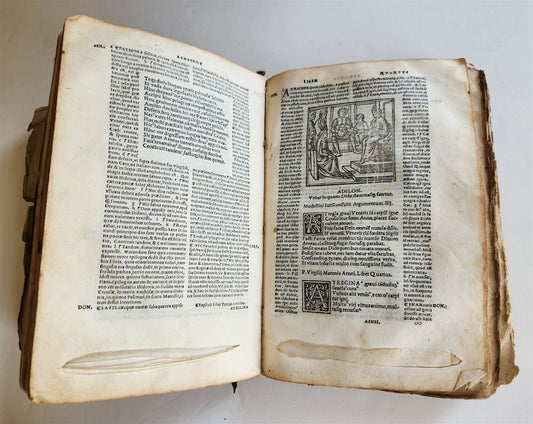 1520 POST-INCUNABULA ILLUSTRATED BUCOLICA GEORGICA by VIRGIILIUS antique
