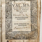 1521 POST-INCUNABULA VALERIUS MAXIMUS Factorum dictorumque memorabilium antique