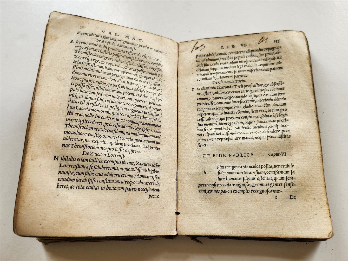 1521 POST-INCUNABULA VALERIUS MAXIMUS Factorum dictorumque memorabilium antique
