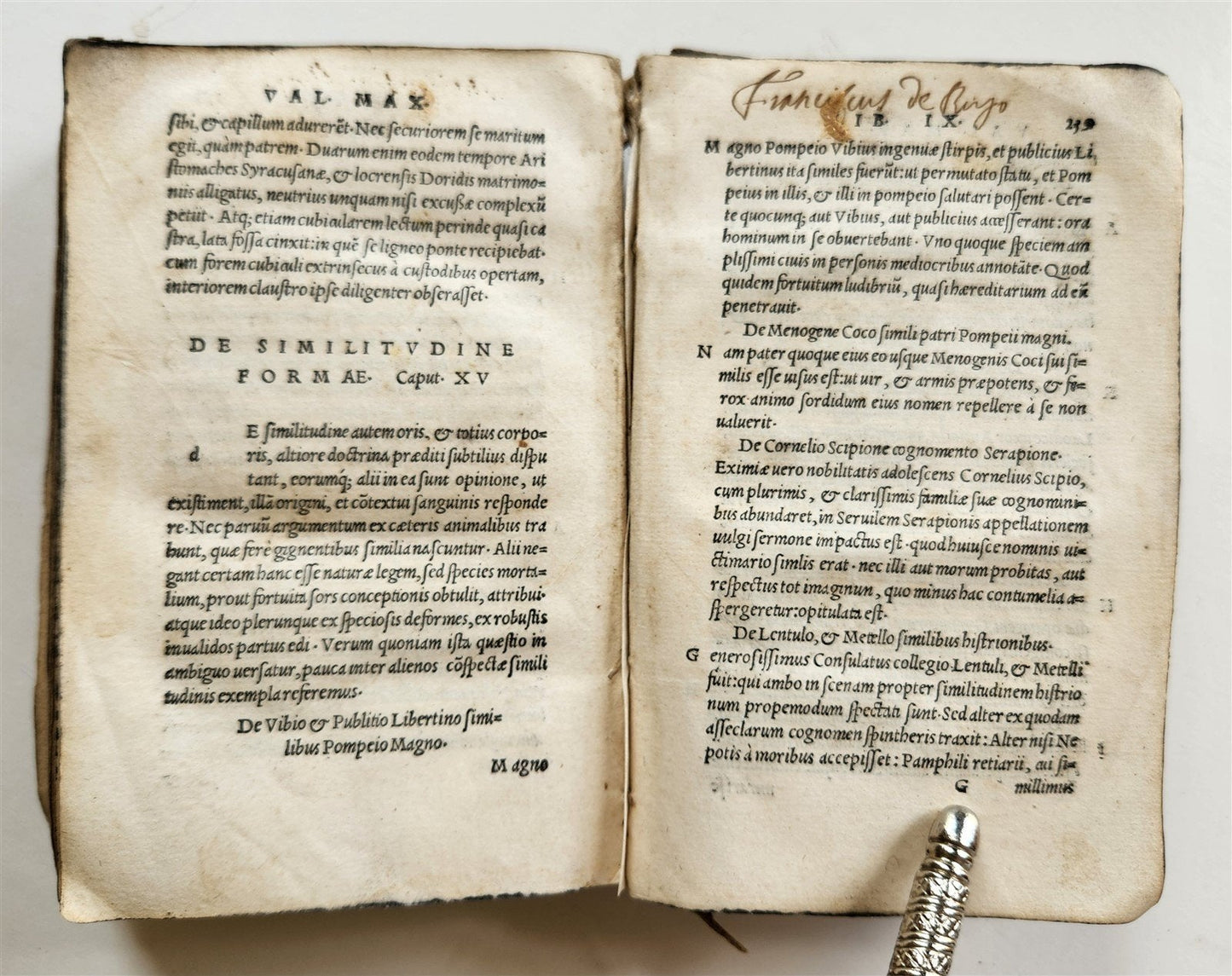 1521 POST-INCUNABULA VALERIUS MAXIMUS Factorum dictorumque memorabilium antique