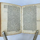 1548 BIBLE in LATIN NEW TESTAMENT antique RARE POCKET SIZE BIBLIA VELLUM BINDING