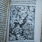 1551 BIBLE in LATIN ILLUSTRATED w/ 108 WOODCUTS antique RARE pocket size VELLUM