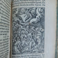 1551 BIBLE in LATIN ILLUSTRATED w/ 108 WOODCUTS antique RARE pocket size VELLUM