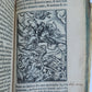 1551 BIBLE in LATIN ILLUSTRATED w/ 108 WOODCUTS antique RARE pocket size VELLUM