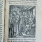 1551 BIBLE in LATIN ILLUSTRATED w/ 108 WOODCUTS antique RARE pocket size VELLUM