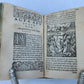 1551 BIBLE in LATIN ILLUSTRATED w/ 108 WOODCUTS antique RARE pocket size VELLUM