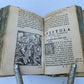 1551 BIBLE in LATIN ILLUSTRATED w/ 108 WOODCUTS antique RARE pocket size VELLUM