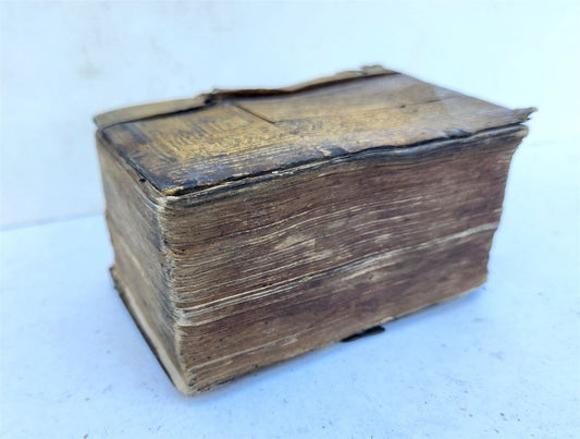 1539 BIBLE in LATIN antique RARE pocket size NEW TESTAMENT