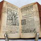 1557 BIBLE in LATIN FULLY ILLUSTRATED antique RARE pocket size NEW TESTAMENT