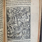 1557 BIBLE in LATIN FULLY ILLUSTRATED antique RARE pocket size NEW TESTAMENT