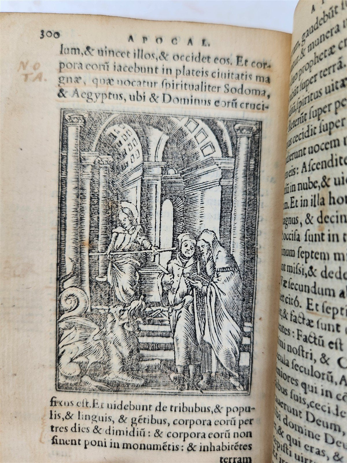1557 BIBLE in LATIN FULLY ILLUSTRATED antique RARE pocket size NEW TESTAMENT