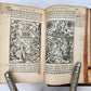 1557 BIBLE in LATIN FULLY ILLUSTRATED antique RARE pocket size NEW TESTAMENT