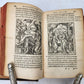 1557 BIBLE in LATIN FULLY ILLUSTRATED antique RARE pocket size NEW TESTAMENT