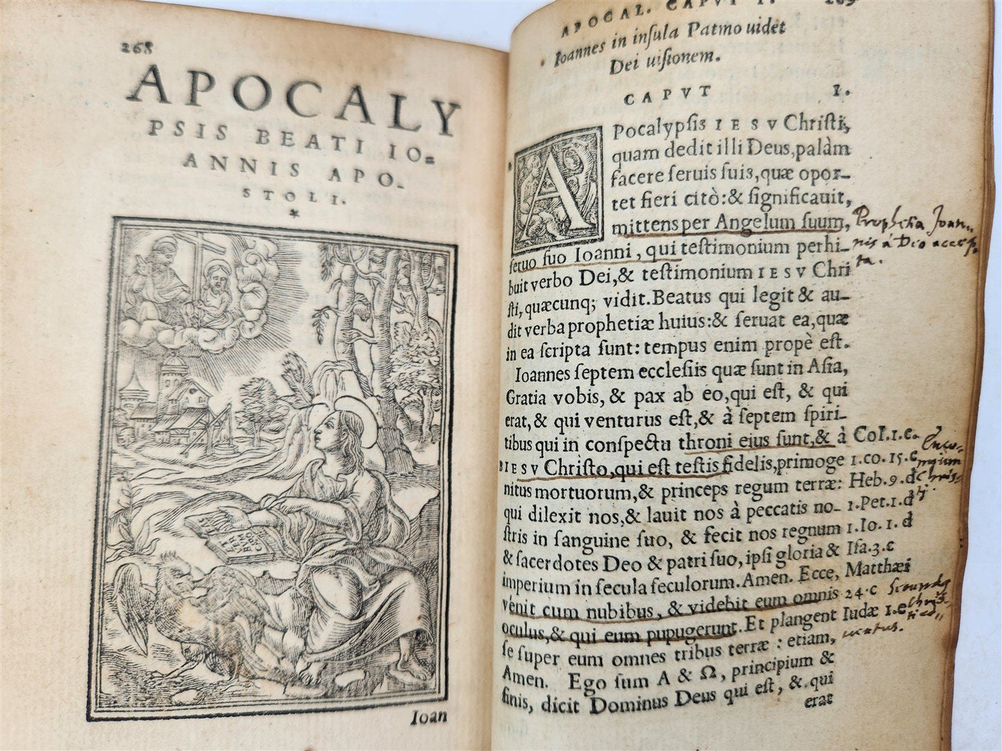 1548 BIBLE in LATIN FULLY ILLUSTRATED antique RARE pocket size NEW TESTAMENT