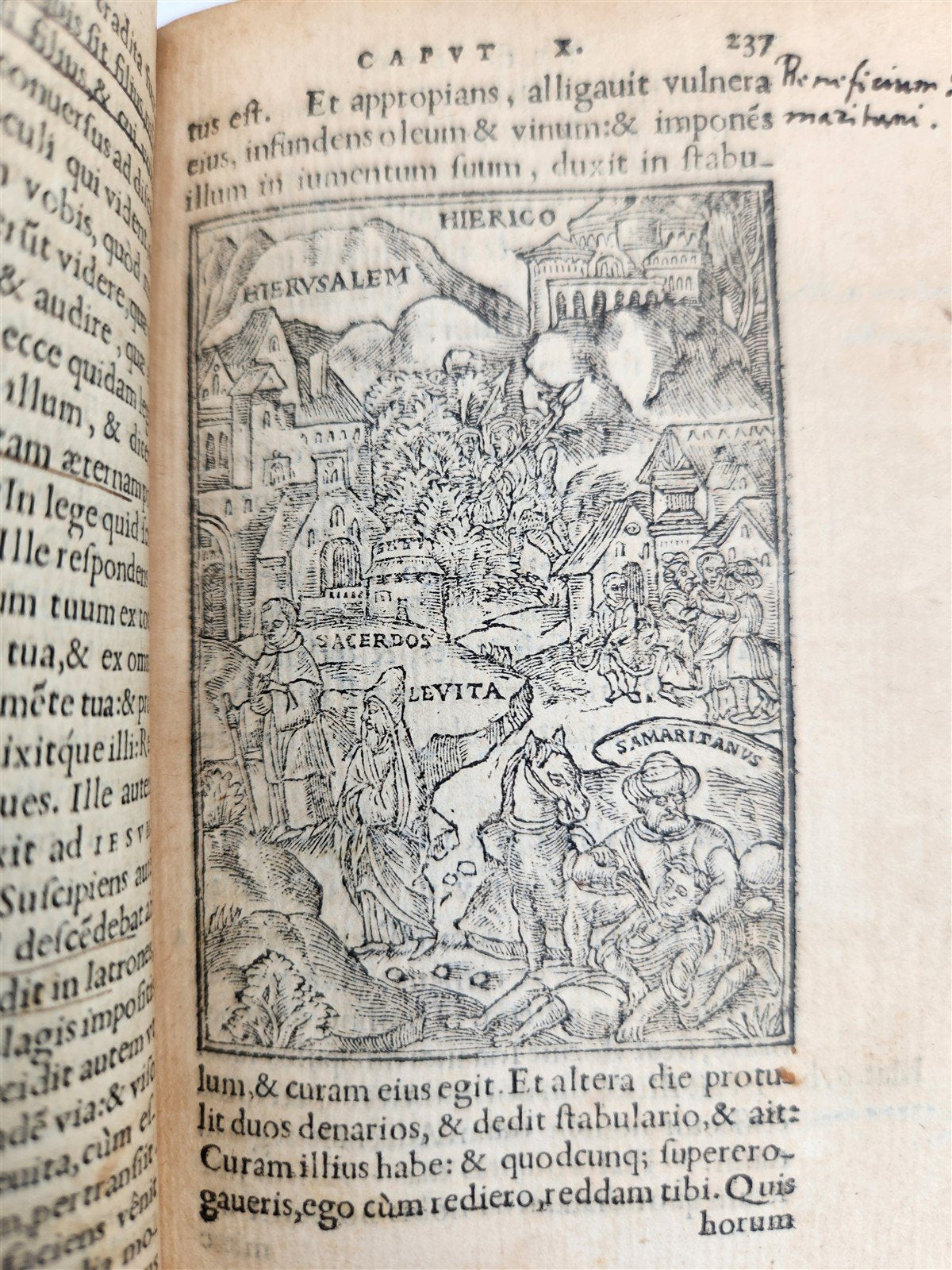 1548 BIBLE in LATIN FULLY ILLUSTRATED antique RARE pocket size NEW TESTAMENT