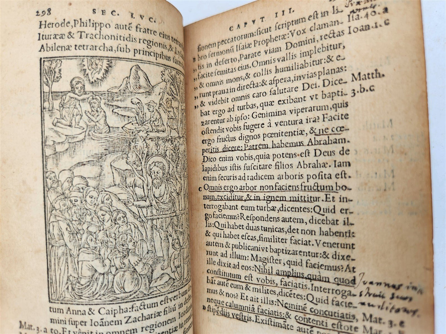 1548 BIBLE in LATIN FULLY ILLUSTRATED antique RARE pocket size NEW TESTAMENT