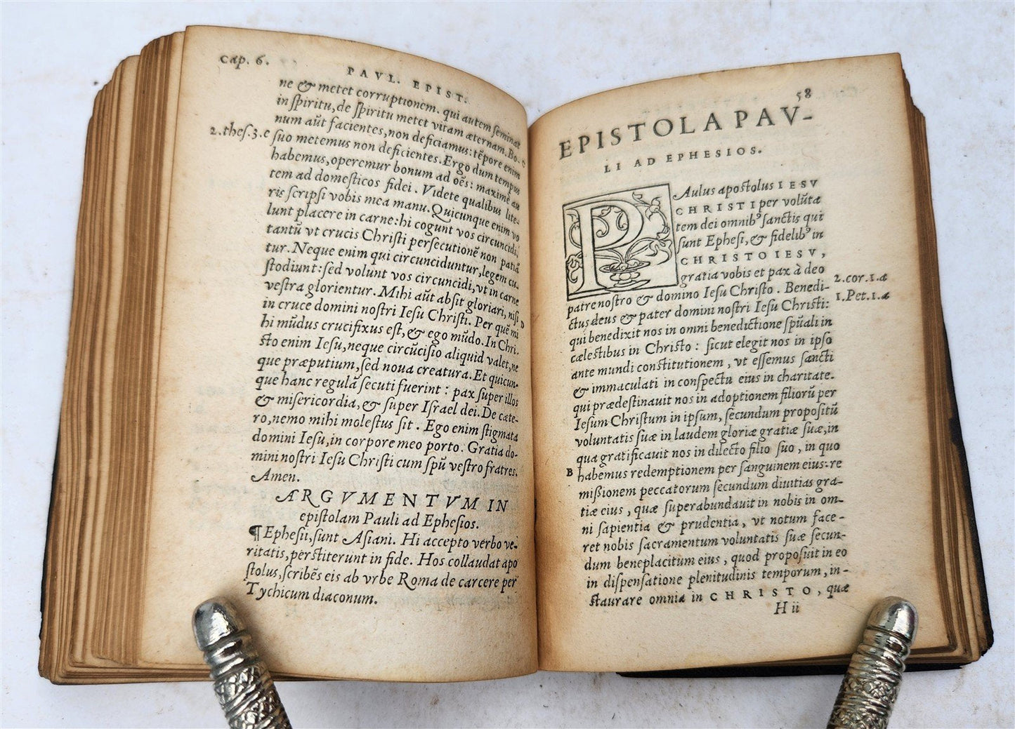 1546 BIBLE in LATIN antique RARE pocket size SANCTUM IESU CHRISTI EVANGELIUM