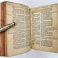 1565 BIBLE in FRENCH antique RARE pocket size SANCTUM IESU CHRISTI EVANGELIUM