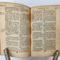 1565 BIBLE in FRENCH antique RARE pocket size SANCTUM IESU CHRISTI EVANGELIUM