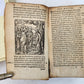 1530s BIBLE in LATIN GRYPHIUS ILLUSTRATED antique RARE pocket size