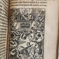 1530s BIBLE in LATIN GRYPHIUS ILLUSTRATED antique RARE pocket size