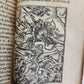 1530s BIBLE in LATIN GRYPHIUS ILLUSTRATED antique RARE pocket size