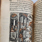 1530s BIBLE in LATIN GRYPHIUS ILLUSTRATED antique RARE pocket size