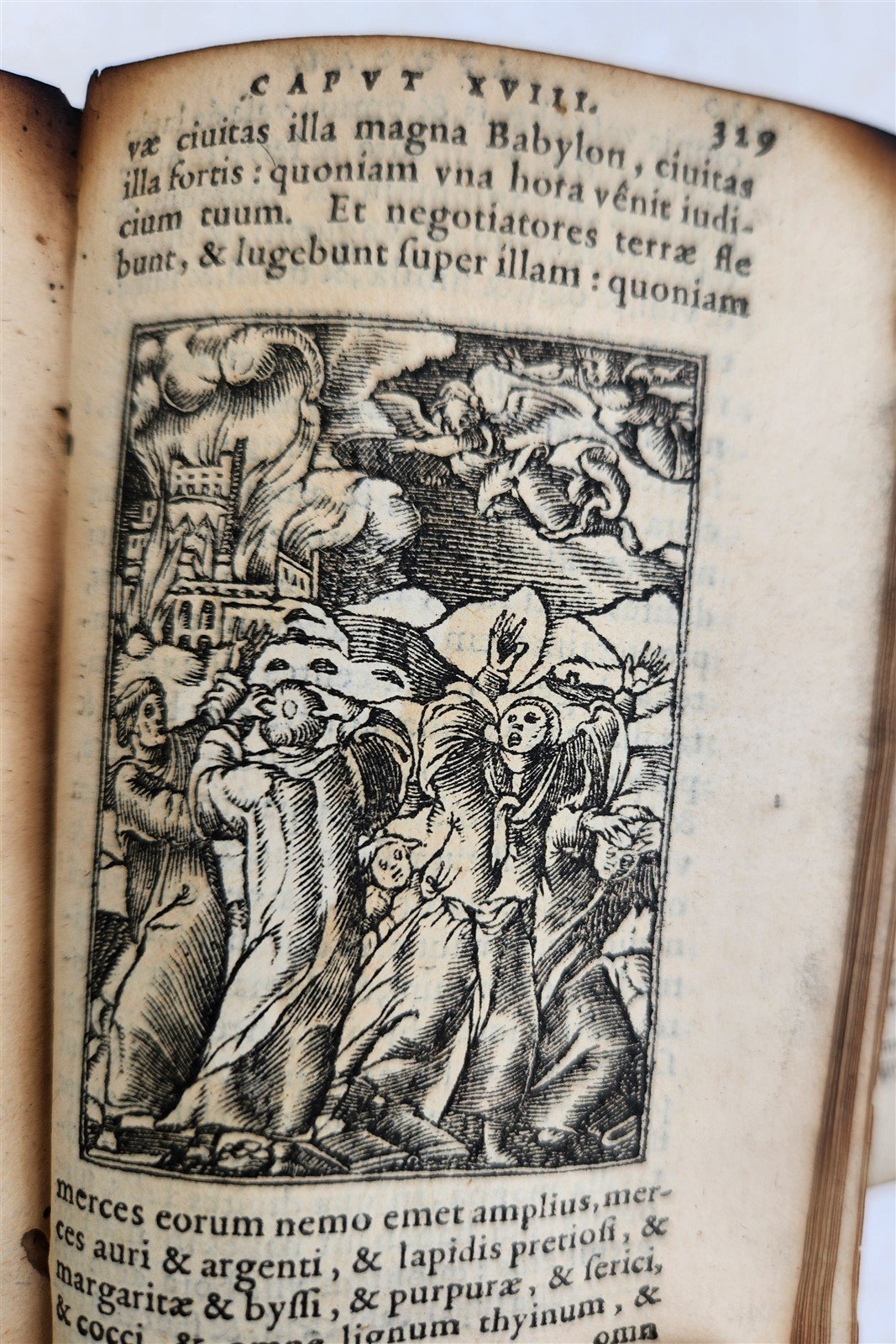 1565 BIBLE in FRENCH ILLUSTRATED antique RARE pocket size LE NOUVEAU TESTAMENT