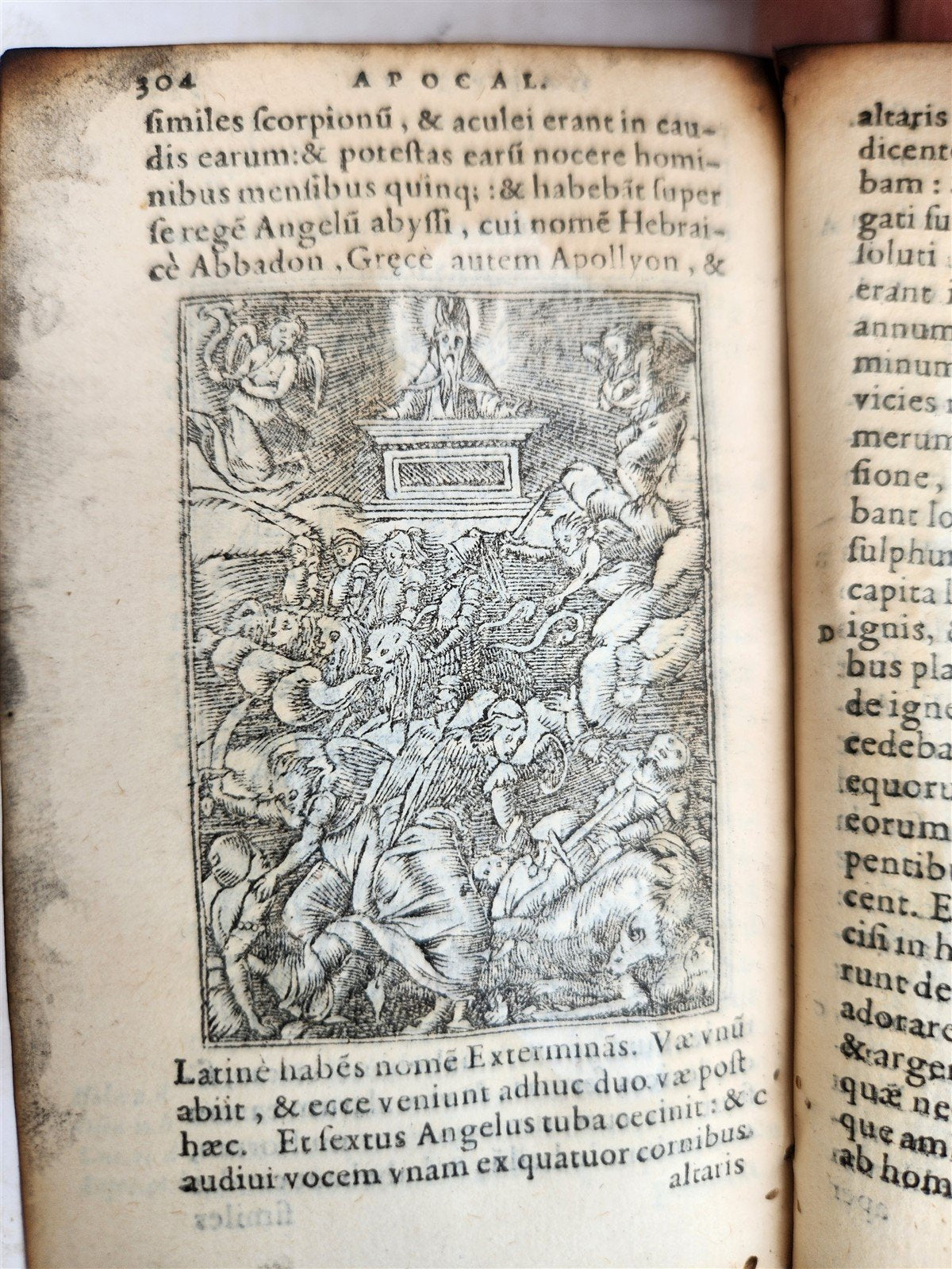 1565 BIBLE in FRENCH ILLUSTRATED antique RARE pocket size LE NOUVEAU TESTAMENT