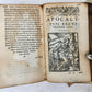 1565 BIBLE in FRENCH ILLUSTRATED antique RARE pocket size LE NOUVEAU TESTAMENT