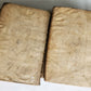 1685 5 VELLUM BOUND FOLIOS antique analytica practica problematica & philologica