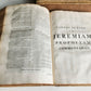 1685 5 VELLUM BOUND FOLIOS antique analytica practica problematica & philologica
