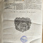 1685 5 VELLUM BOUND FOLIOS antique analytica practica problematica & philologica
