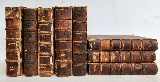 1672 HISTORY of CONSTANTINOPLE 8 VOLUMES antique in FRENCH TURKISH INTEREST