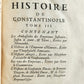 1672 HISTORY of CONSTANTINOPLE 8 VOLUMES antique in FRENCH TURKISH INTEREST