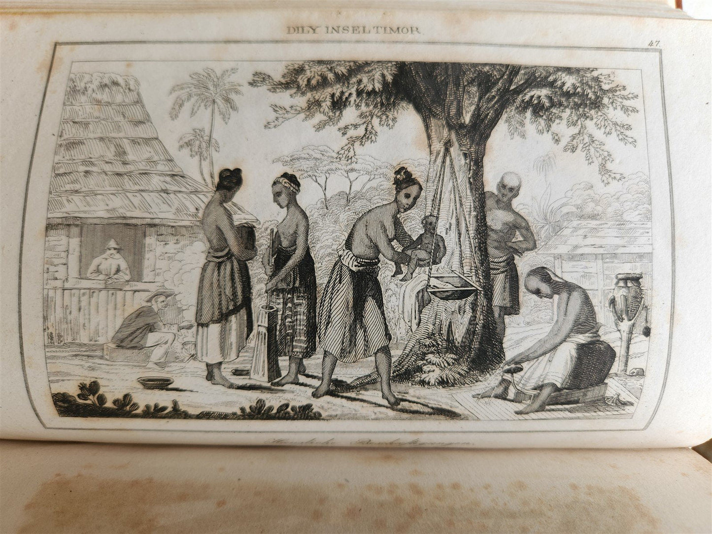 1830s ILLUSTRATED TRAVELS to MICRONESIA SWEDEN NORWAY GREECE antique 3 VOLUMES