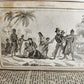 1830s ILLUSTRATED TRAVELS to MICRONESIA SWEDEN NORWAY GREECE antique 3 VOLUMES