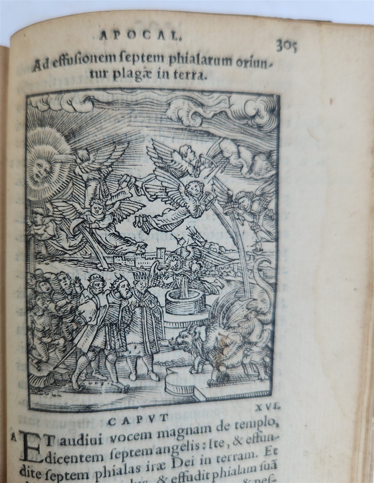 1546 BIBLE in LATIN FULLY ILLUSTRATED antique RARE pocket size NEW TESTAMENT