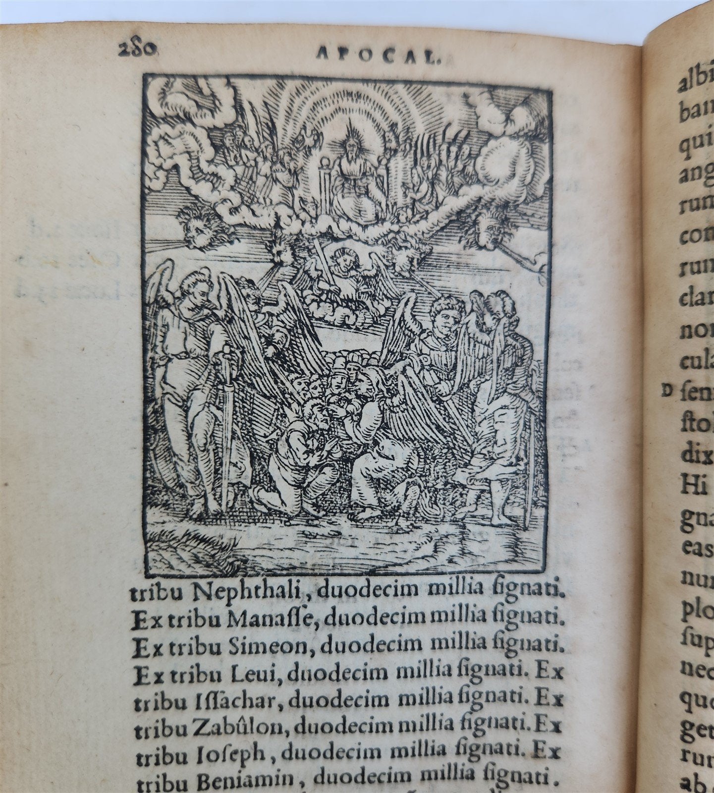 1546 BIBLE in LATIN FULLY ILLUSTRATED antique RARE pocket size NEW TESTAMENT