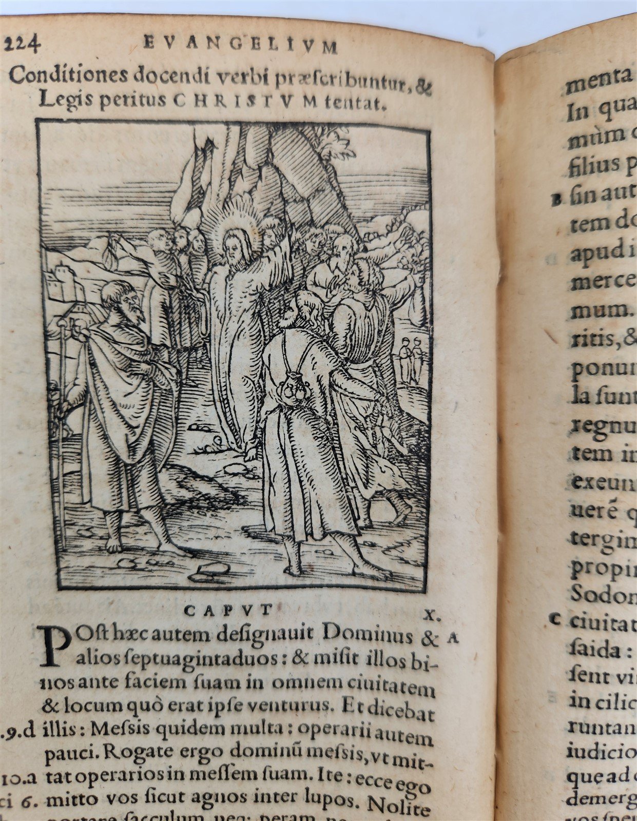 1546 BIBLE in LATIN FULLY ILLUSTRATED antique RARE pocket size NEW TESTAMENT
