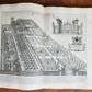1733 OXONIA DEPICTA 58 OXFORD UNIVERSITY ENGRAVINGS antique LARGE FOLIO Williams