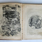1866 PICTURES from HISTORY of AMERICA antique BILDER AUS DER GESCHICHTE AMERIKAS