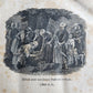 1828 BIBLE in GERMAN ILLUSTRATED antique PHILADELPHIA AMERICANA