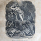 1828 BIBLE in GERMAN ILLUSTRATED antique PHILADELPHIA AMERICANA