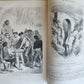 1865 HISTORY of VOYAGES ILLUSTRATED antique Russia Africa New Zealand S. America