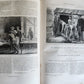 1867 HISTORY of VOYAGES ILLUSTRATED antique AFRICA and SOUTH AMERICA TRAVELS
