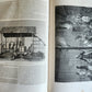 1862 HISTORY of VOYAGES ILLUSTRATED antique NORTH AMERICA CALIFORNIA BORNEO